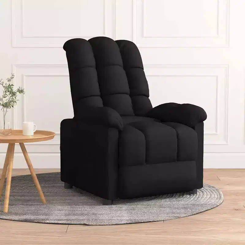Recliner Chair with Adjustable Backrest and Footrest, Modern Lounge Chair Thick Padded Seat for Living Room & Bedroom