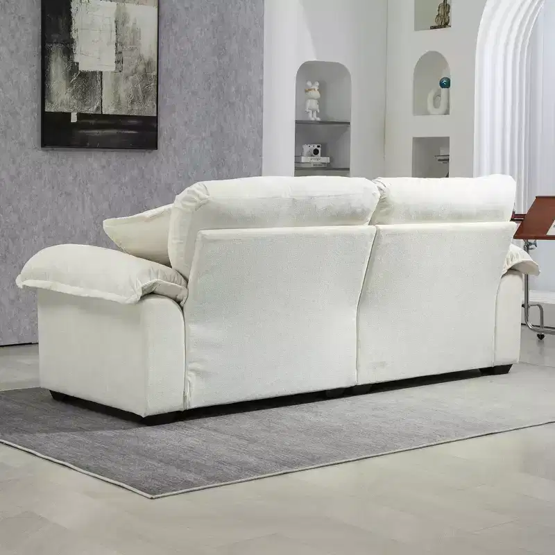 EHMKNP 84 Wide Loveseat Couch with Deep Seat Cushions for Living Room, Apartment