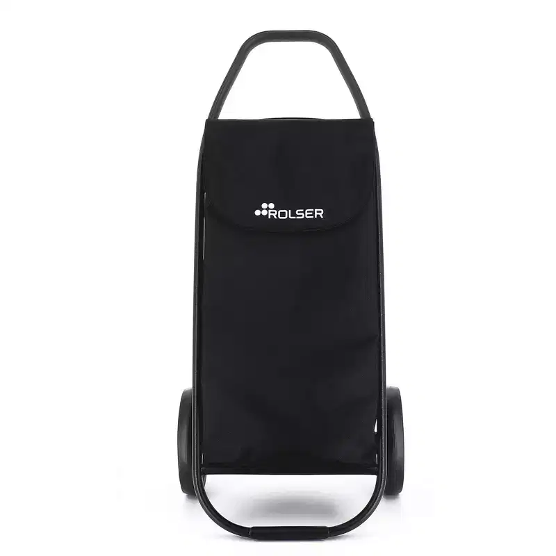 Foldable Shopping Cart with 2 Big Wheels – Portable Grocery Cart with Built-In Handles