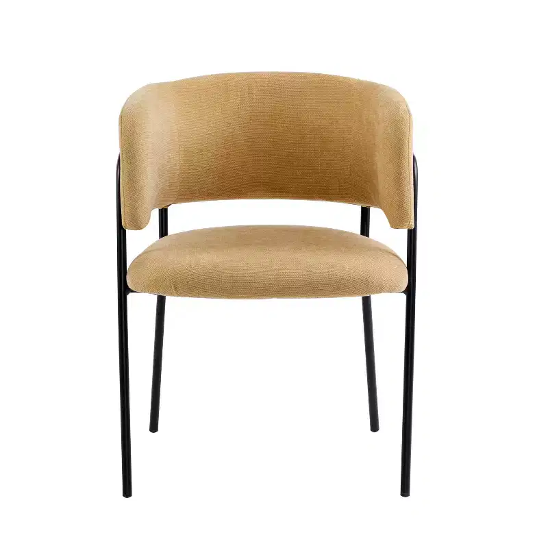 Christopher Knight Home Nest Modern Upholstered Dining Chairs with Metal Frame (Set of 6)