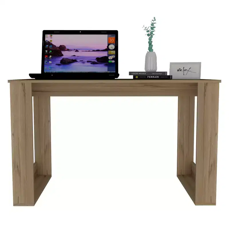 TUYOHW 47.2 Writing Computer Desk,Modern Study Desk with Scratch Resistant Melamine Top,Working Desk for Home Office,Study,Small Spaces