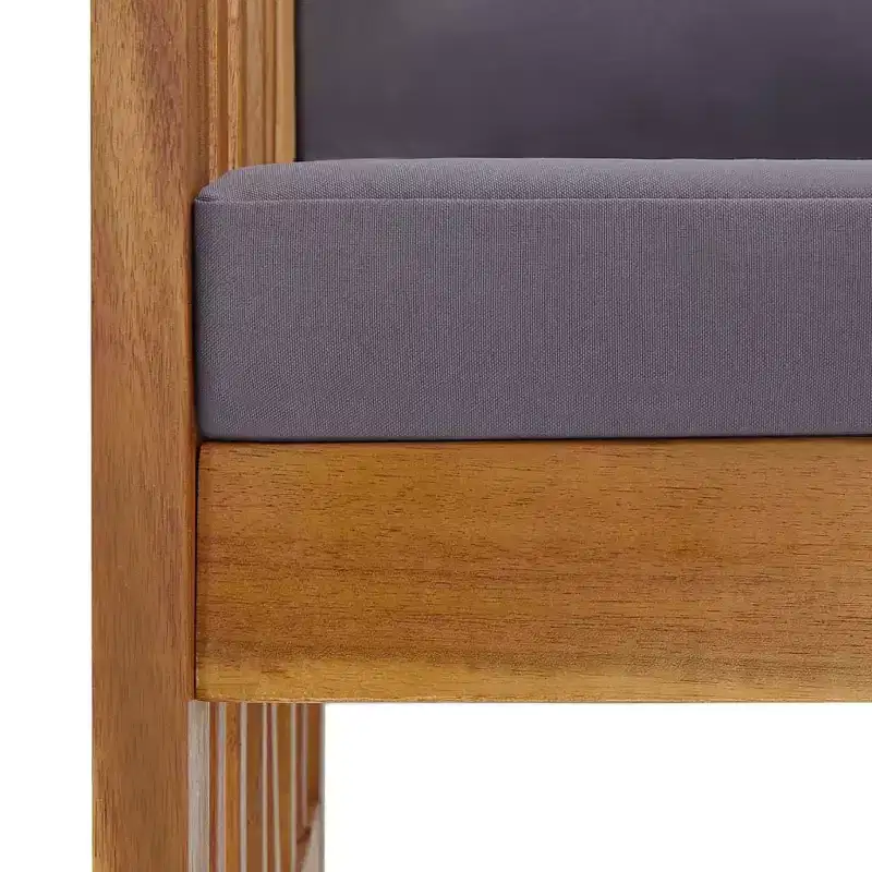 vidaXL Side Table Oil Natural Solid Acacia Wood