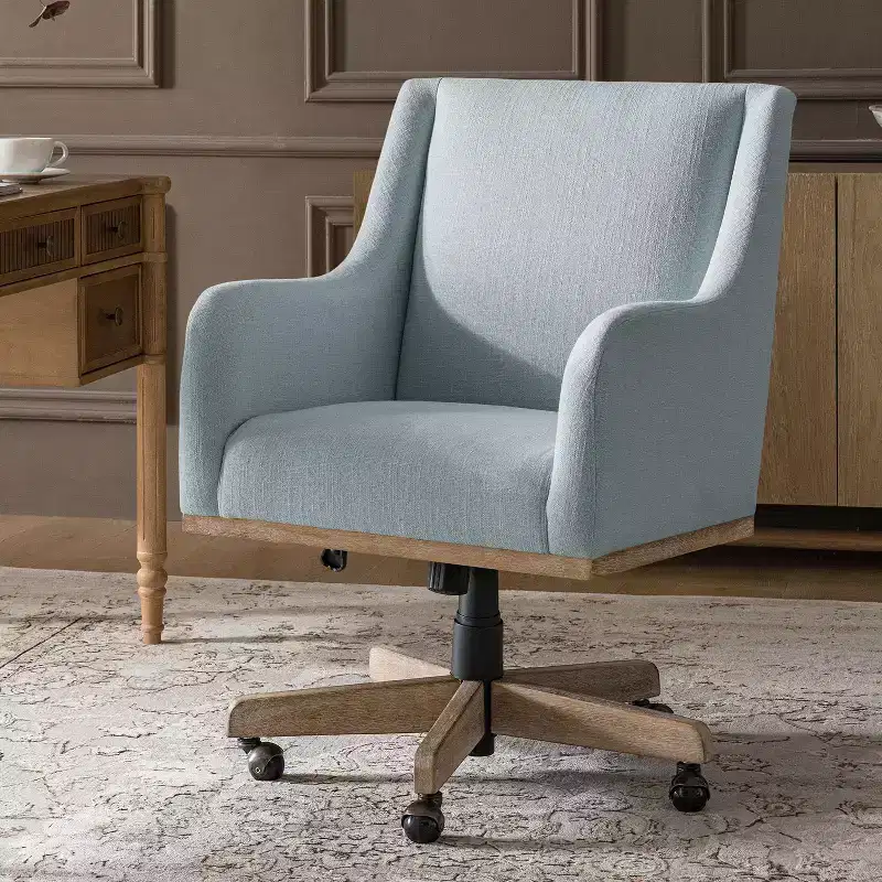 Merry Office Chair with Adjustable Height and Curved Armrests|HULALA HOME