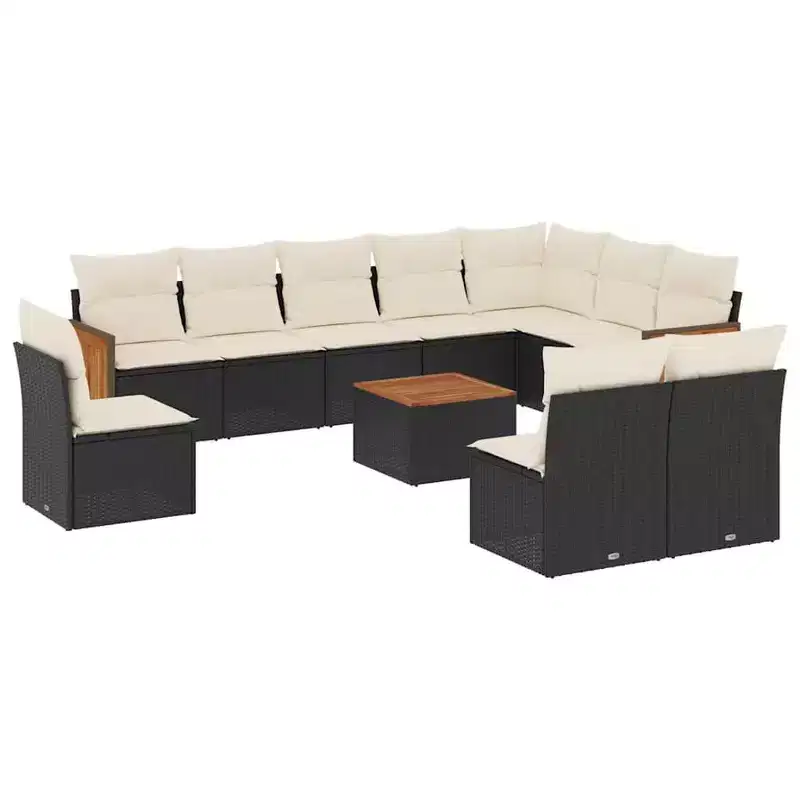 vidaXL Garden Sofa Set with Cushions