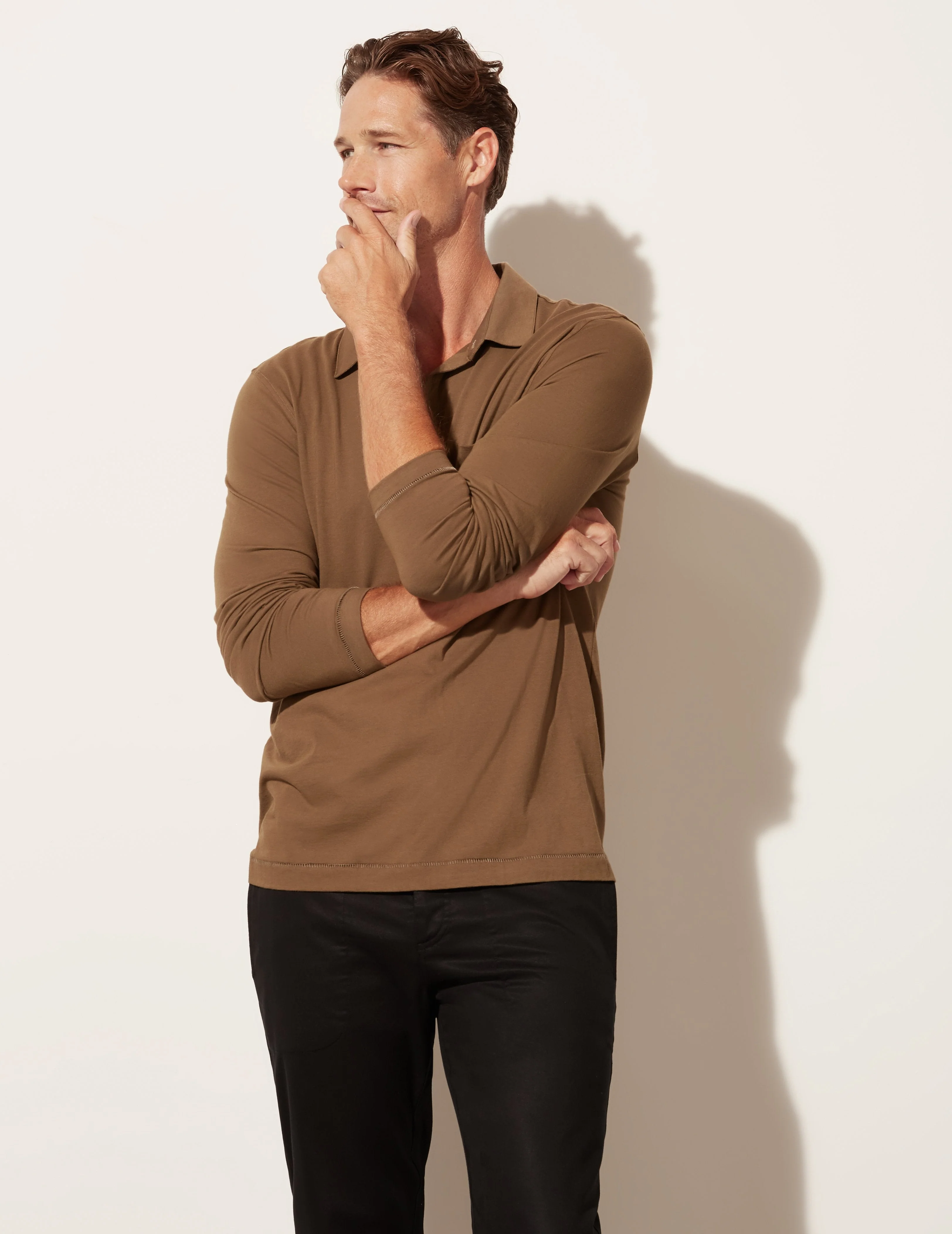Long Sleeve Pocket Polo