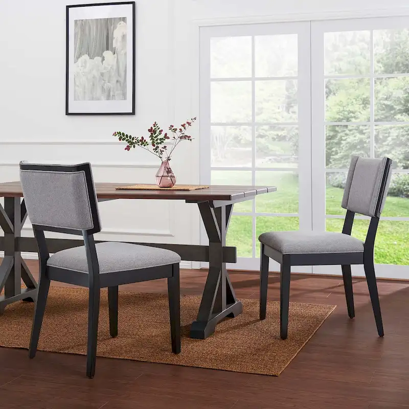 Upholstered Dining Chairs, Set of 2