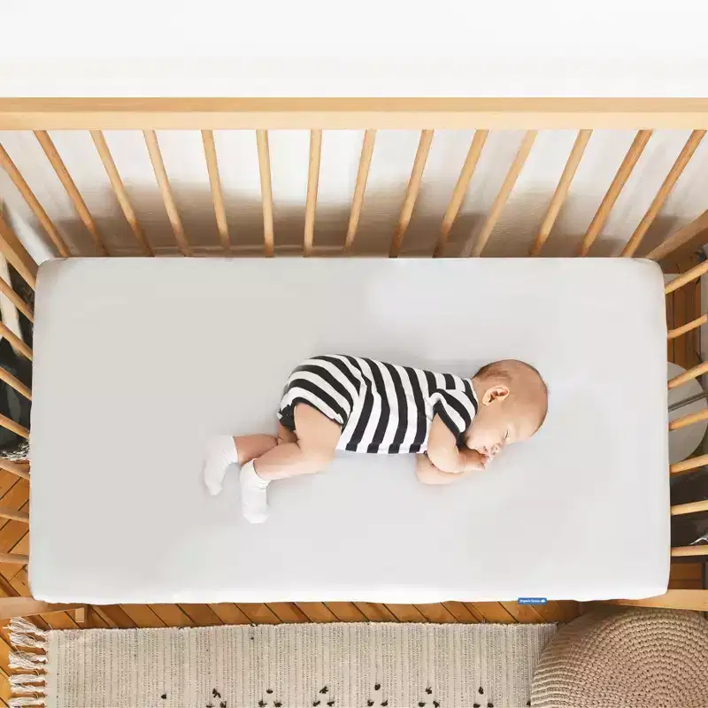 Organic Dream Certified Organic Cotton Lightweight 2-Stage Crib & Toddler Mattress