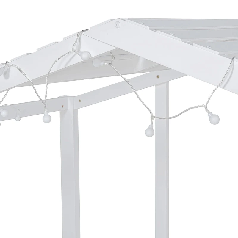 Twin Loft House Bed with Slide