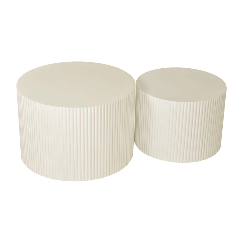 Wave Stripe Nesting Coffee Table Set