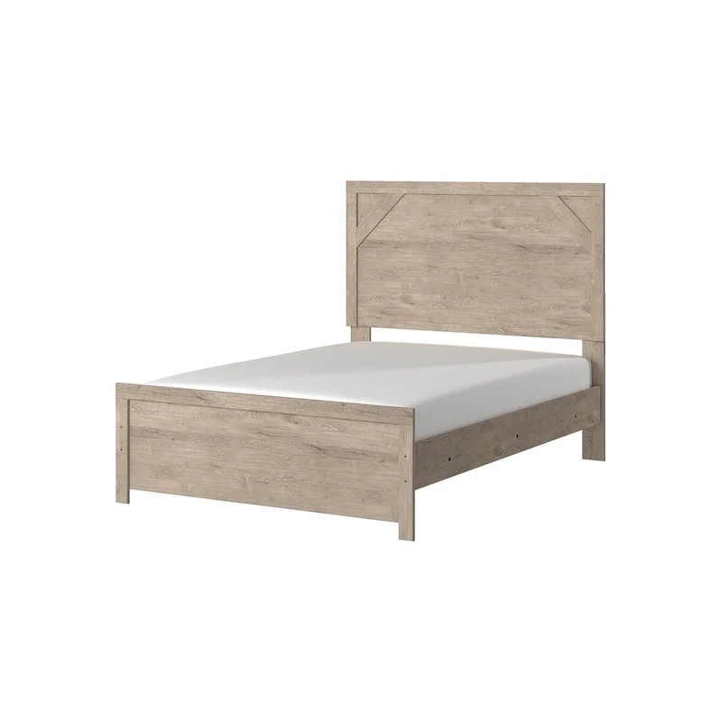 Senniberg Light Brown Panel Bed