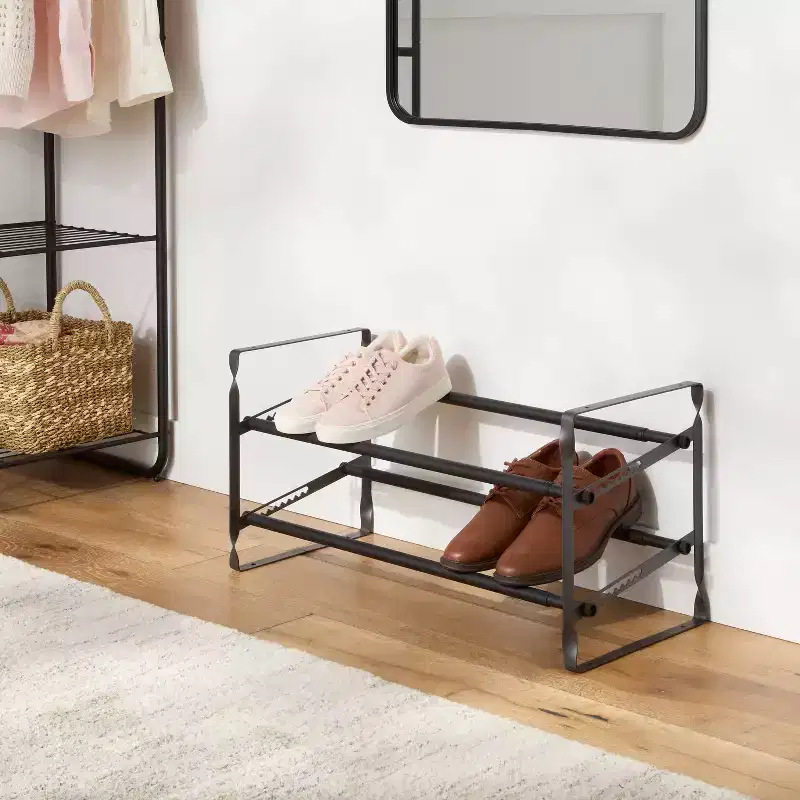 2 Tier Expandable Shoe Rack