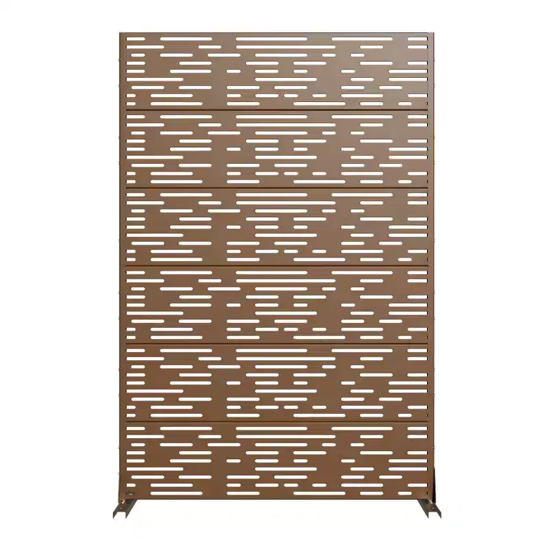 72 H47W Black Metal Planter Box with Trellis Privacy Screen for Caf Patio,Garden & Balconies