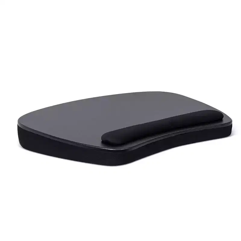 Oversized Memory Foam Lap Desk with Wrist Rest - Matte Black
