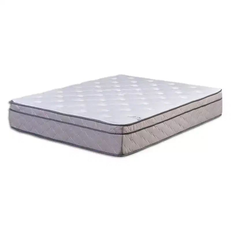 12-Inch Ultra Plush Euro Top Single Sided Hybrid Mattress, Compatible with Adjustable Bed