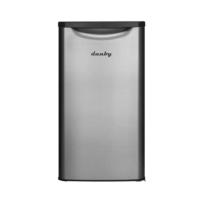 Danby 3.3 cu. ft. Compact Fridge in Stainless Steel Look DAR033A6BSLDB