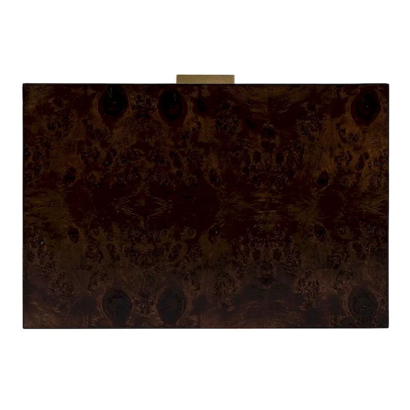 Kai 2 Drawer Burl Wood End Table