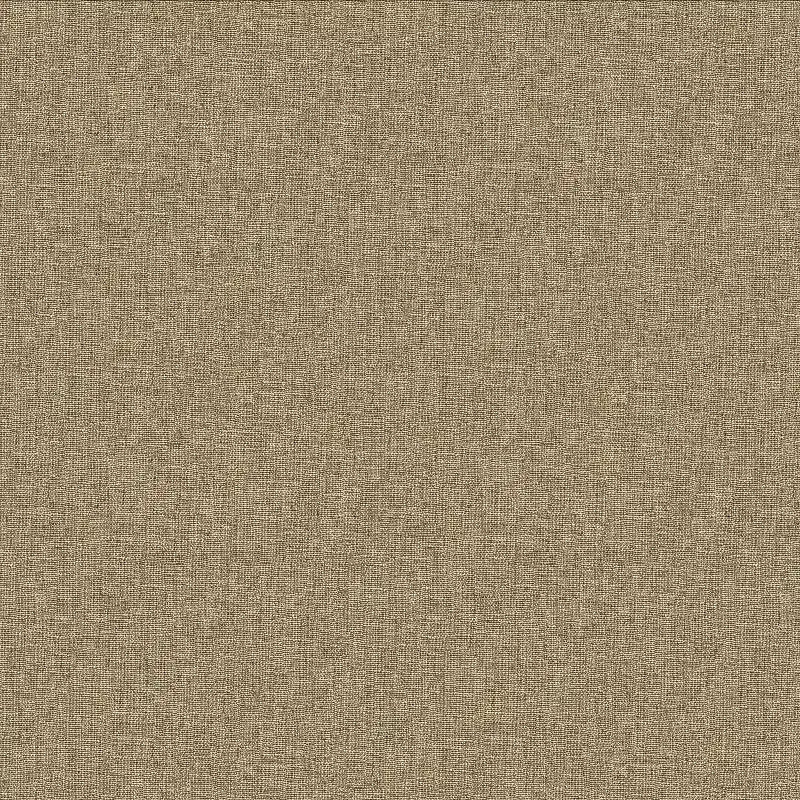 Round Ottoman in Textured Linen