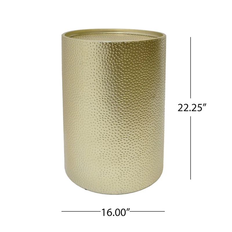 Brookhaven Hammered Accent Table (Set of 2) by Christopher Knight Home