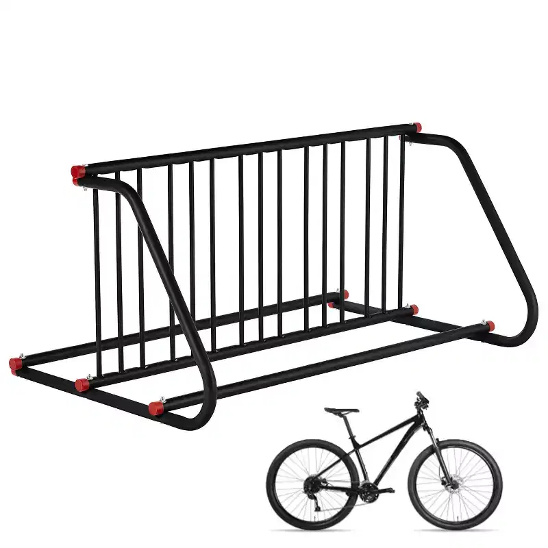 Commercial Floor Bike Rack Stand Heavy Duty,5/10 Bike Parking Rack,Steel Outdoor Bike Rack for Garages,Stores,Schools,Solid & Easy to Assemble