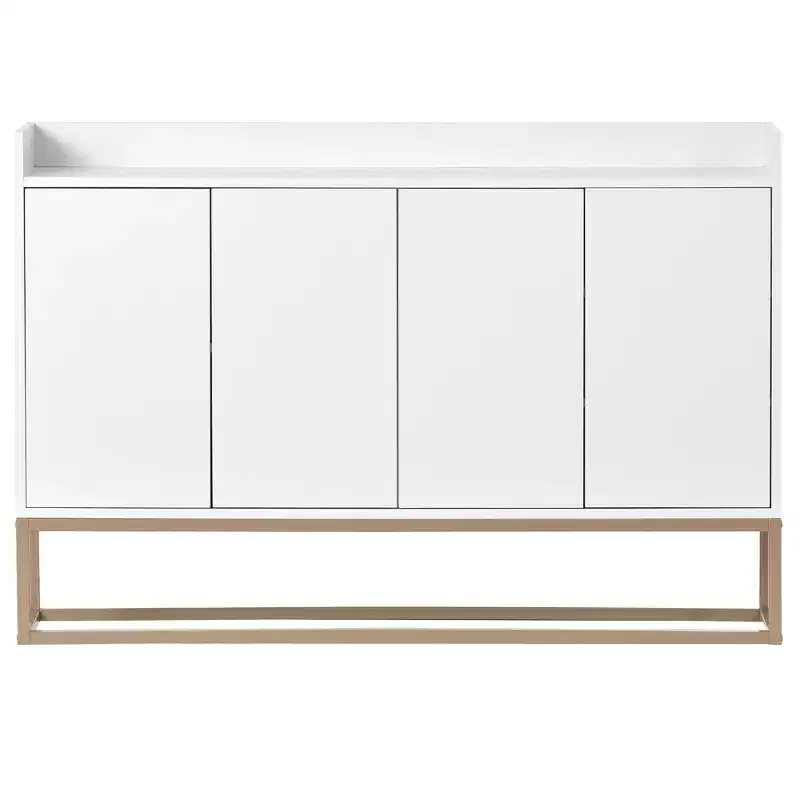 Hostack Modern Sideboard Elegant Buffet Cabinet with Large Storage Space for Dining Room, Entryway