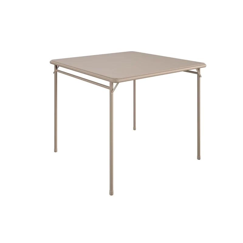 COSCO 5-Piece Folding Vinyl Table and Fabric Chair Set - 5 piece