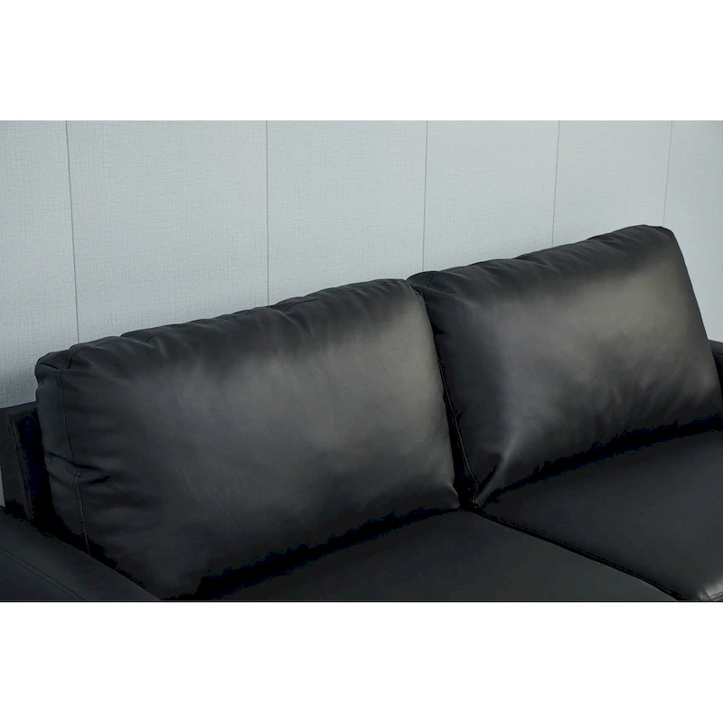 Faux leather 2 Piece Loveseat and Sofa Living Room Set