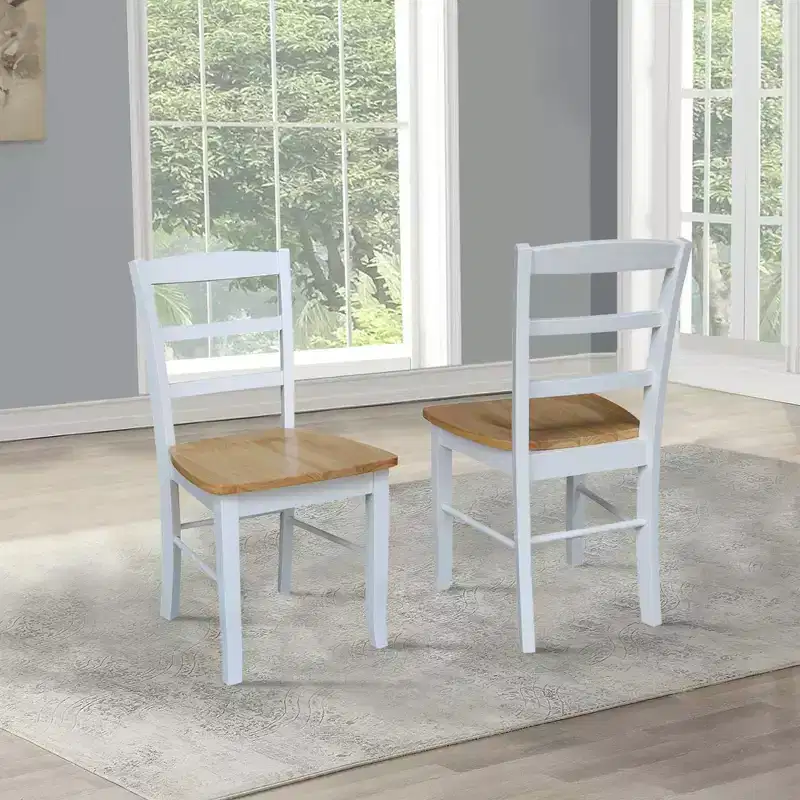 Set of 2 Madrid Ladderback Chairs - International Concepts