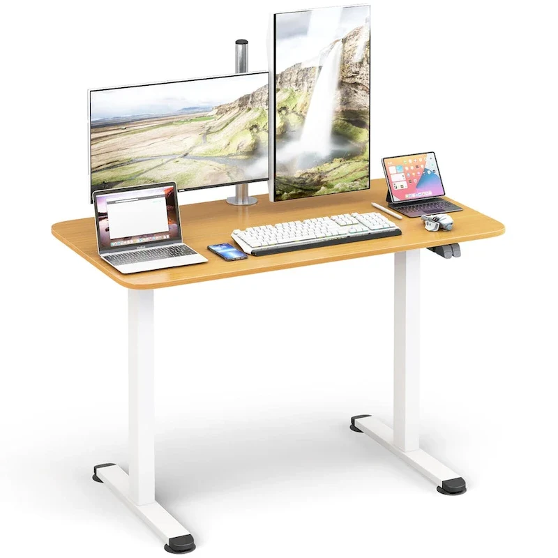Gymax Electric Standing Desk Adjustable Stand up Computer Desk