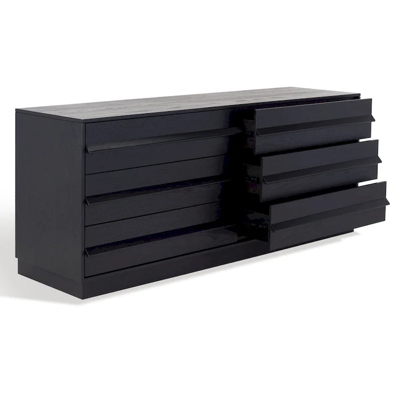 SAFAVIEH Couture Milada 6 Drawer Wood Dresser