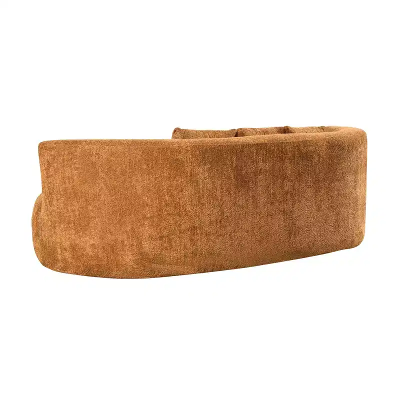 Christopher Knight Home Grazia 90'' Modern Curved Boucle Upholstered 3-Seater Sofa