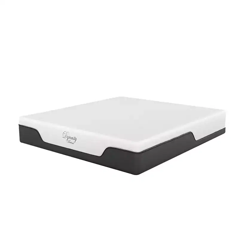 Dynasty Mattress 12 Inch Medium Firm CoolBreeze Advanced Cooling Gel Infused Open Cell Memory Foam Mattress and Cool Silk Cover