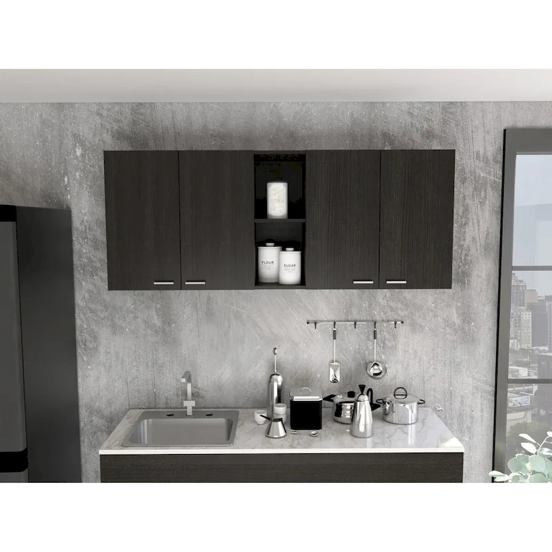 59-inch Four Swing Doors Wall Cabinet