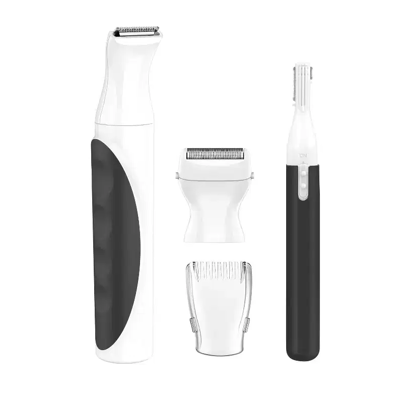 Conair GirlBomb 3-in-1 Trimmer & Shaver: Whole Body, All Hair Types, Battery Powered, 7 Pieces
