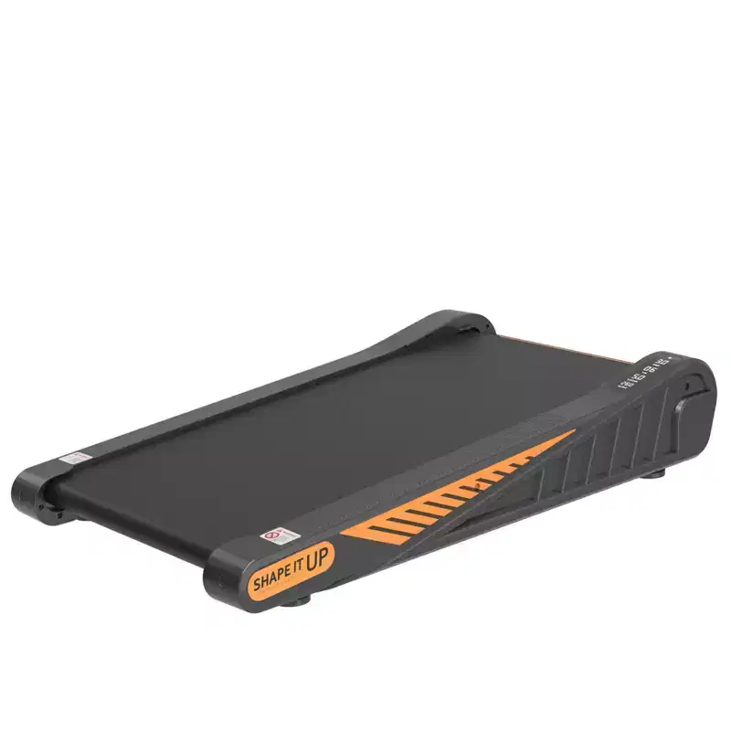 NAYSAYE Under Desk Walking Pad with 8% Incline, Compact Home Exercise Treadmill for Small Spaces, Black, 37.8*22*6.7
