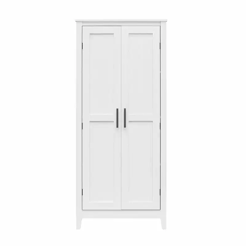Farmhouse Storage Cabinet with 4 Shelves and 2  Doors
