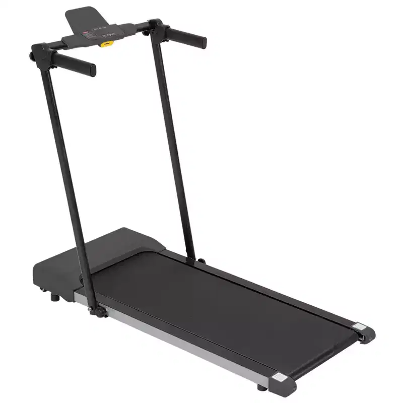 Okak Lightweight Folding Treadmill with Arms, Portable Treadmill with LED Screen, Walking Pad Treadmill for Home and Office Use