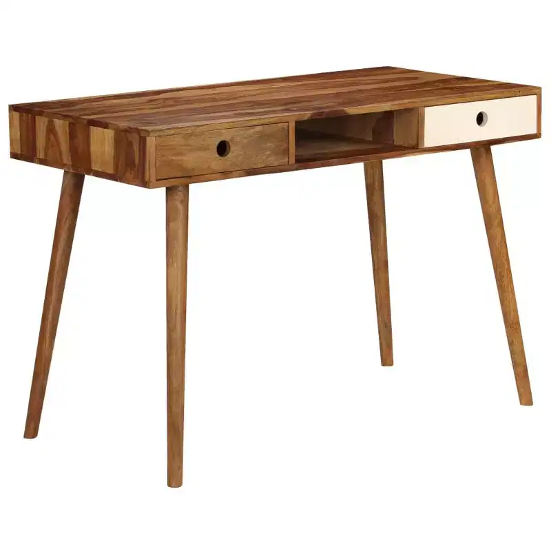 Writing Desk 43.3x21.7x29.9 Solid Acacia Wood