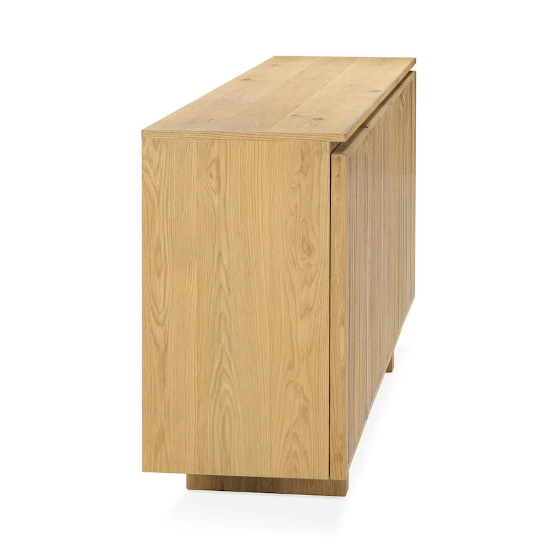 Classic Home Roya Oak Veneer Sideboard Buffet