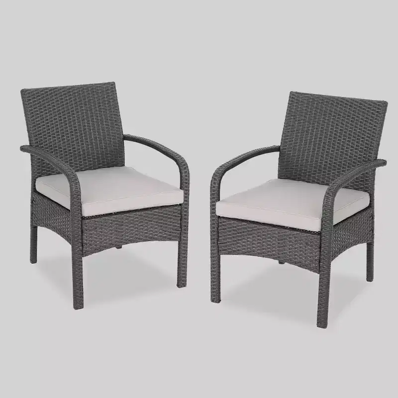 Cordoba 2pk Wicker Club Chairs - Christopher Knight Home