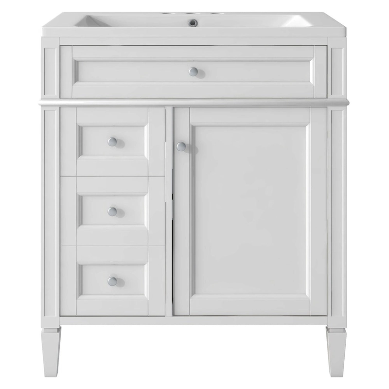 Bathroom Vanity with Top Sink and a Tip-out Drawer