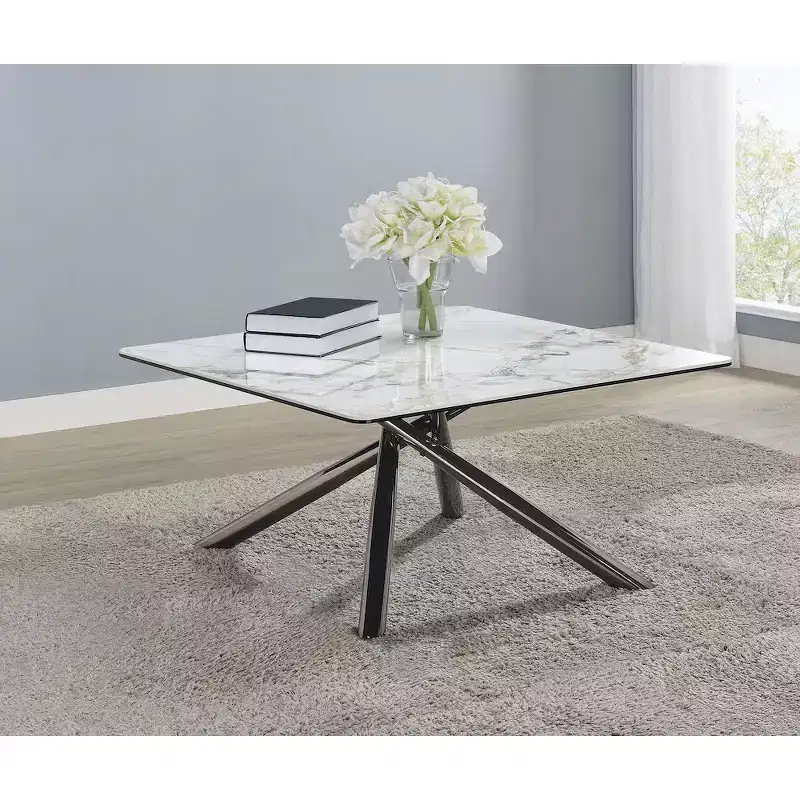Carvell Square Sintered Stone Top Coffee Table