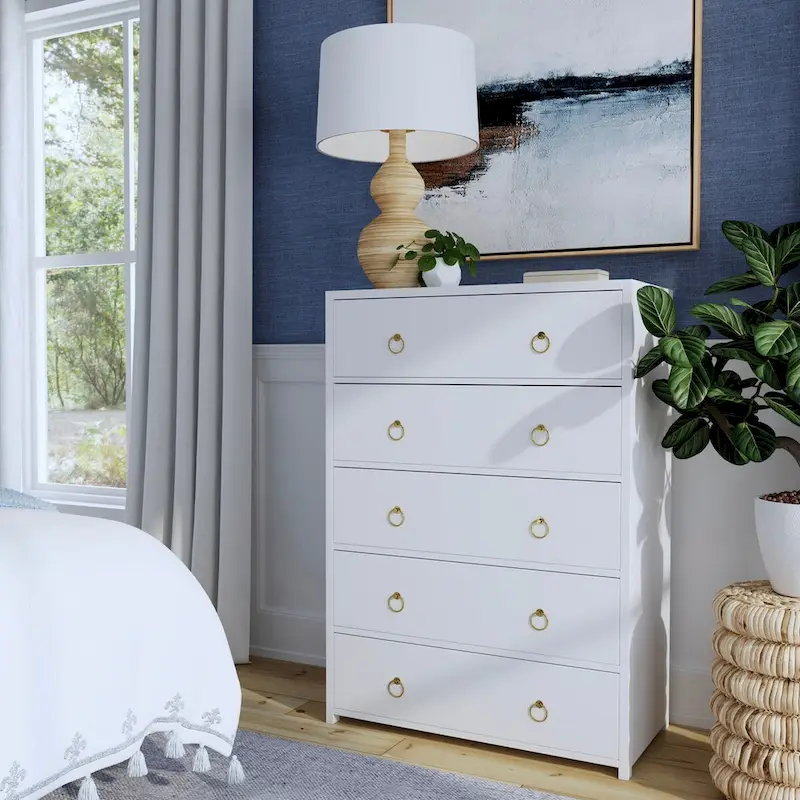 5-Drawer Dresser in Acacia Wood