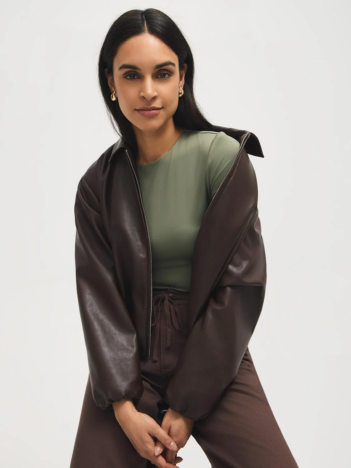 Double Layer Crew Neck T-Shirt