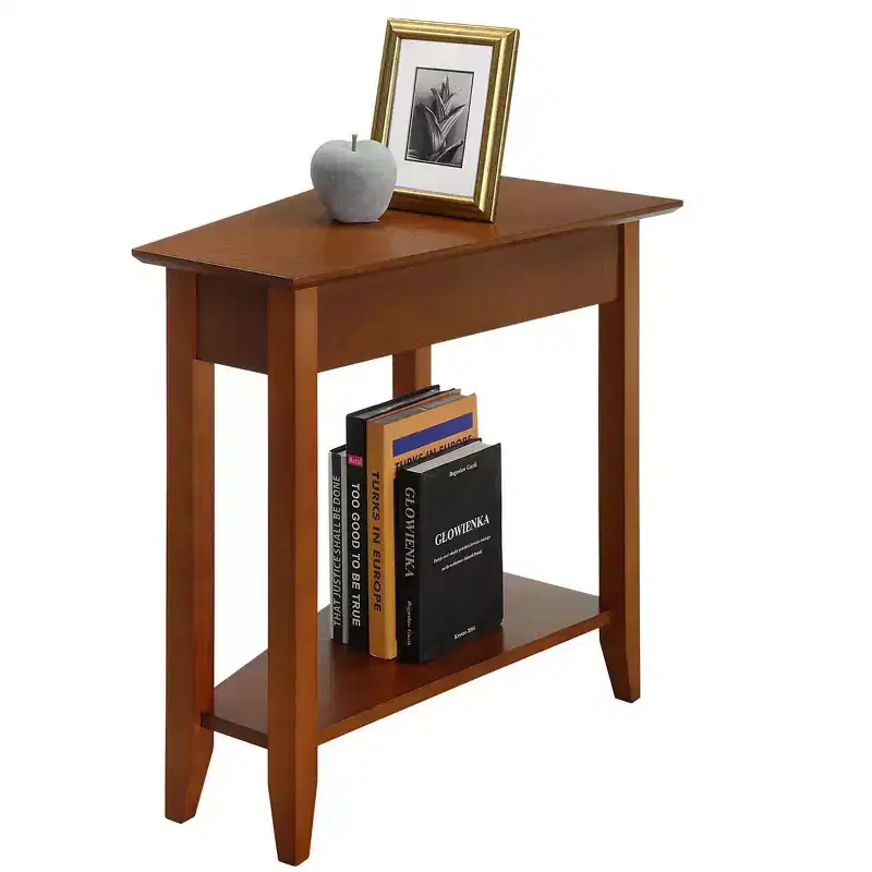 Round Wood Table Top End Table