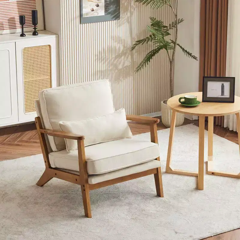 Karl Home Upholstered Single Lounge Chair Accent Chair