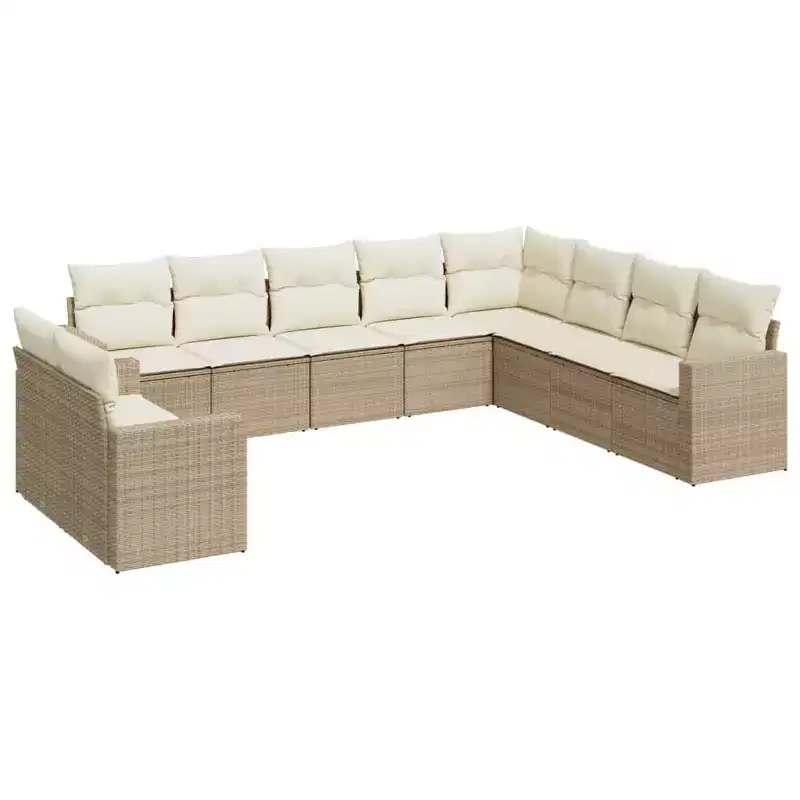 vidaXL Garden Sofa Set with Cushions in Various Colors and Designs