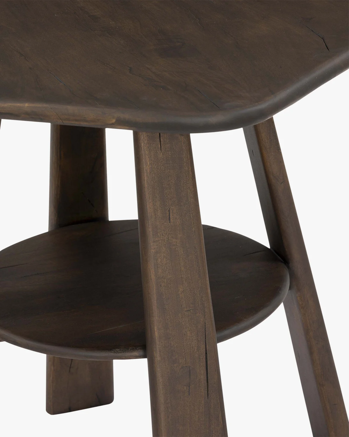 Modern Wood End Table with Classic Design for Living Room