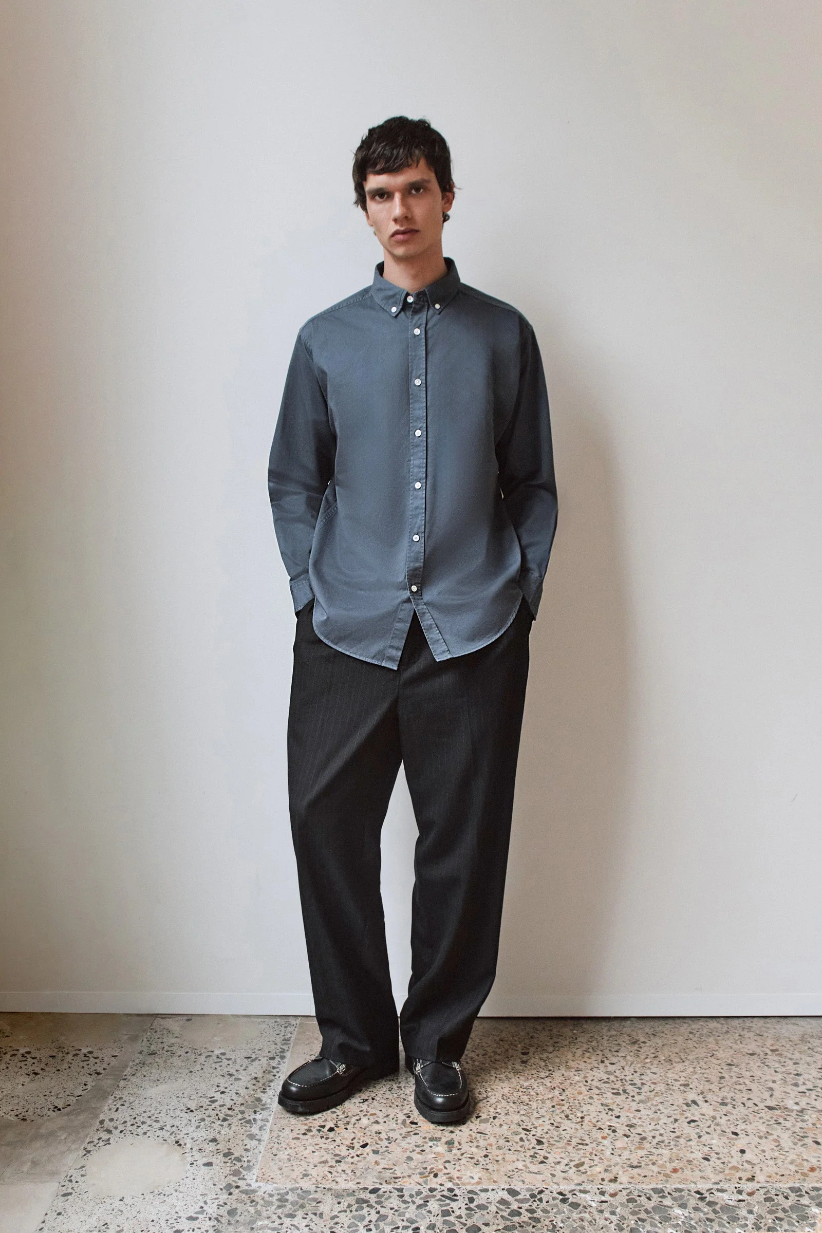 Cotton Twill Long Sleeve Shirt