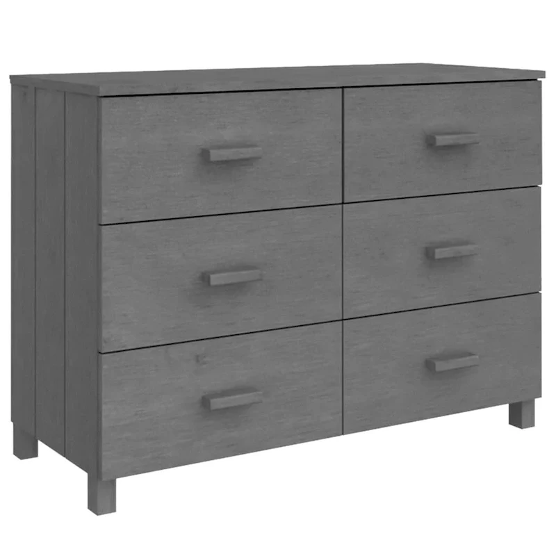 Sideboard Buffet Console Cabinet with Storage Solid Wood Pine - 44.5x15.7x31.5