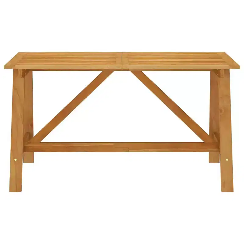 vidaXL Dining Set Solid Acacia wood 5 Piece Set Ergonomic